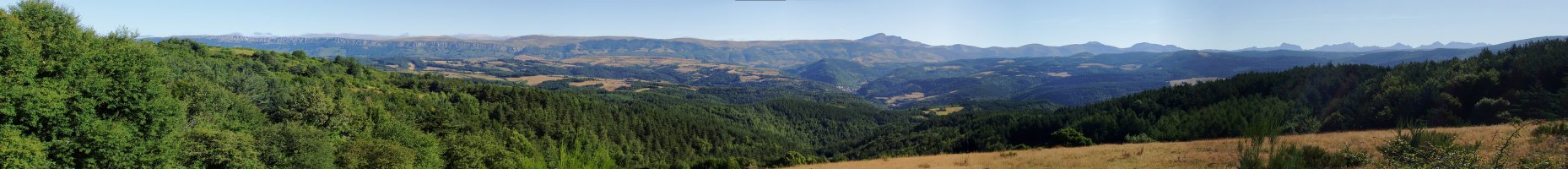 Panorama zabala Beieguko bidetik