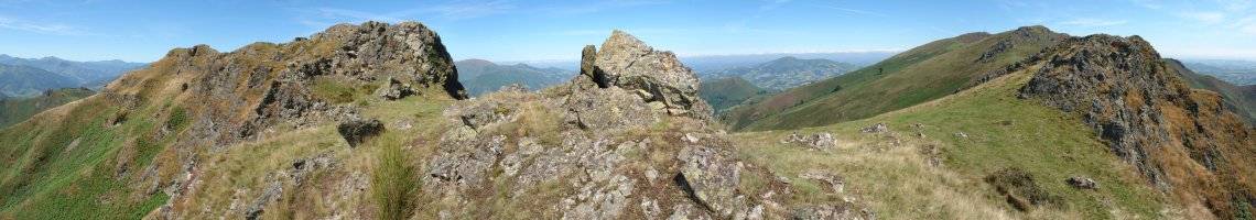Iparraldeko bizkarreko panoramika