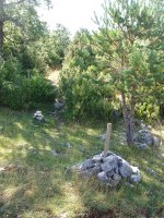 Ollateko mendatetik hurbil, Borregileko bidearen hasiera