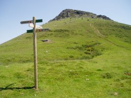 Zuretako lepotik ikusita, hego-mendebaldetik