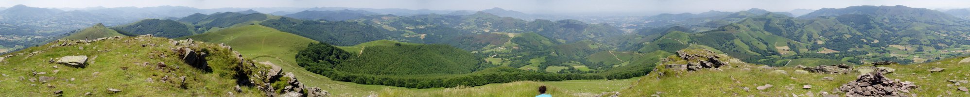 Tontorretik 360ºtako ikuspegia