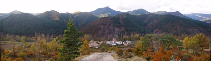 Uskartze herria eta Orlagatu inguruko mendialdea