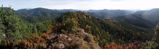 Panorama Atsagarbiako gailurretik