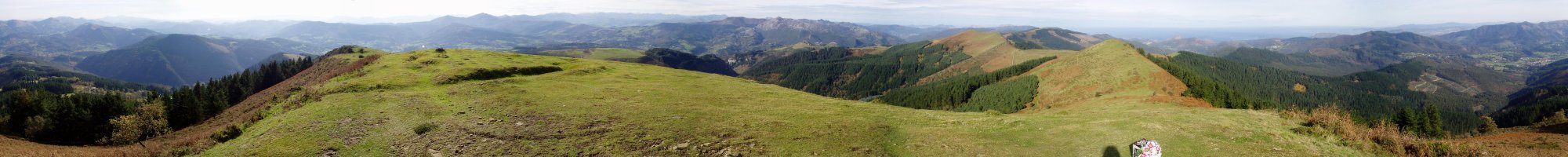 Tontorretik 360ºtako ikuspegia