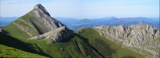 Ñañarri, Etitzegi eta Larraone Uzkuititik ikusita