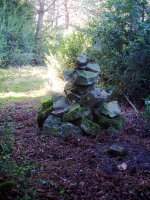 Puno (Ollokorri)ko gailurreko kairn eta tako geodesikoa