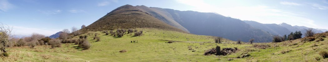 Campo de Ribacobatik ikusita, ipar-mendebaldetik