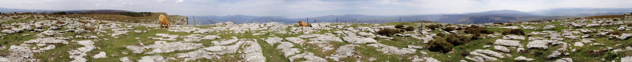 Txolopeko tontorretik hurbil 360ºtako ikuspegia