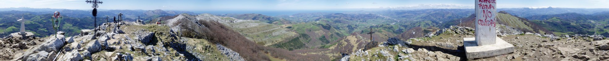 Tontorretik 360ºtako ikuspegia