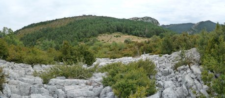 Errasako gailurreko lapiaza