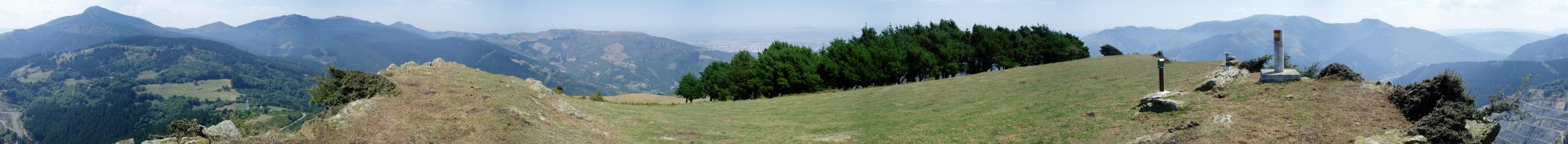 Tontorretik 360ºtako ikuspegia