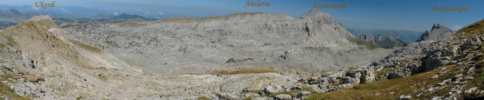 Añelarra eta inguruko mendiak Budogiatik