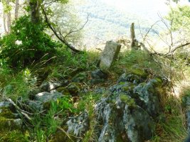 Mugarria Uztartzako gailurrean