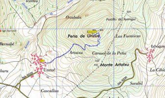 MAPA: Untzueko Harria