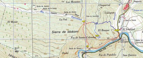 MAPA: Santa Kolonbako arroila