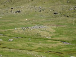 Anayeteko lakuetara igotzen den bidetik ikusita