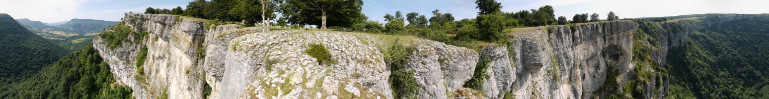 Urederra: amildegiaren ertzetik ateratako 360ºko panoramika