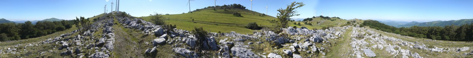 Aritz eta Kornieta arteko paisaia (360ºko panoramika)