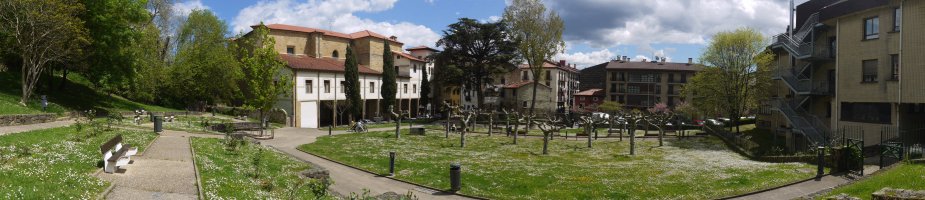 La Rosaleda parkea eta Santa Maria Eliza