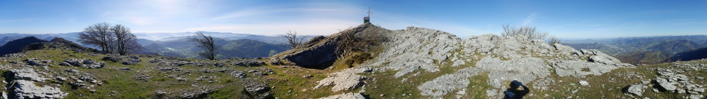 360ºko panoramika Aizpel tontorretik