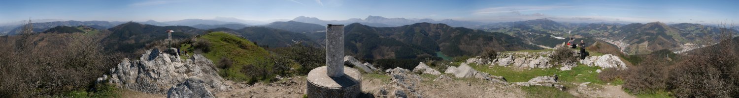 Tontorretik 360ºtako ikuspegia