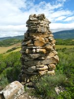 Harri pila itzela gailurrean