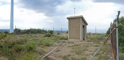 Etxola baten hondakinak gailurrean