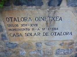 Otalora Dorretxea Aozaratzan