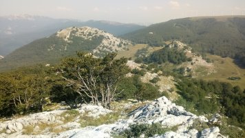 Aranguren Txiki (1106m) Andarto alderako ikuspegia tontorretik