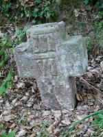 Andra Mari Zuria. galbarioko gurutzea, Jaurrieta