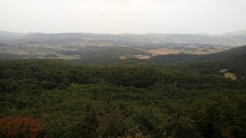 Borrokoxko (1395m) iparralderako ikuspegia tontorraldetik