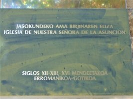 Jasokundeko Ama Birjinaren Eliza Lasarten