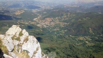 Zegama Aizkorriko tontorretik