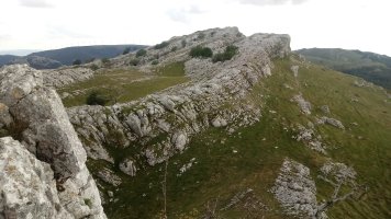 Elorretako Haitza (1141m) Kurutzebarri aldetik