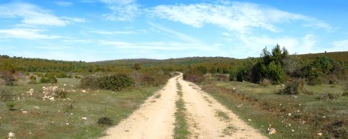 Ganuzako pista Lokiz gainaldean