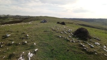 Dorroteka (1176m) tontorraren aurreko gaintxo bat