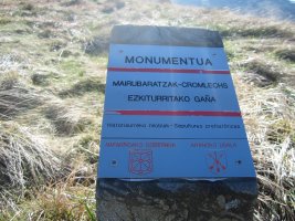 Cromlechs Ezkiturritako Gaña (Marzo 2014)