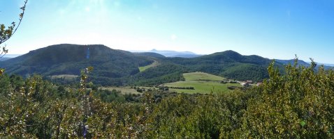 Ukua eta Oiartzabal mendiak, Laxkarko gailurretik