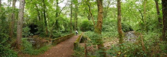 Iñarbegiko erreka zeharkatzen