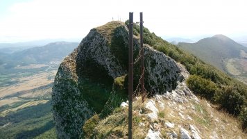 Satrustegiko Haitza (1204m) tontorra mendebaldetik