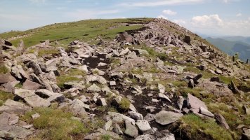 Hautza (1305m) tontorraldeko harraiartea