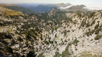 Ukerdi (2252m) IM-ko igoerako ikuspegia atzerantz