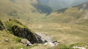 Sardekagaña (1893m) Mintxate alderako ikuspegia tontorretik