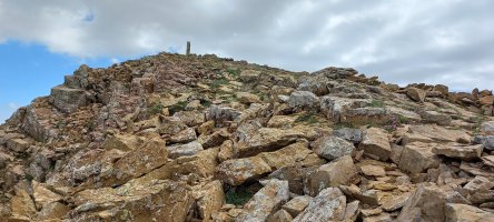 Aspe (2640m) tontorrera iristen, azken metroak