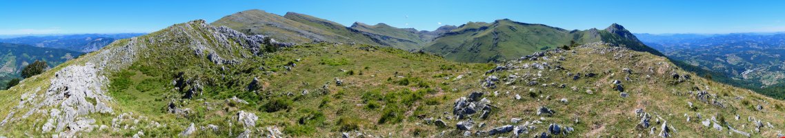Zabalegi, mendebaldeko bizkarra