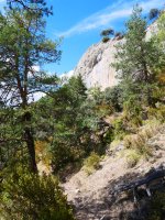 Ekialdetik, gandorraren magaletik datorren bidea