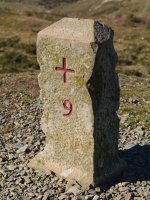 R9 mugarria, Manddale