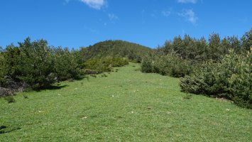 La Turrietako bizkarrean gora