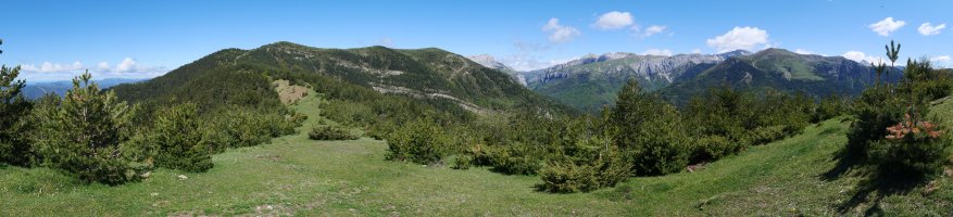 Kalbeira aldeko panoramika, HEko bizkarretik