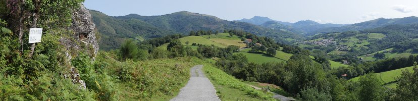 Gerasuko bidea eta Aientsa aldeko ikuspegia